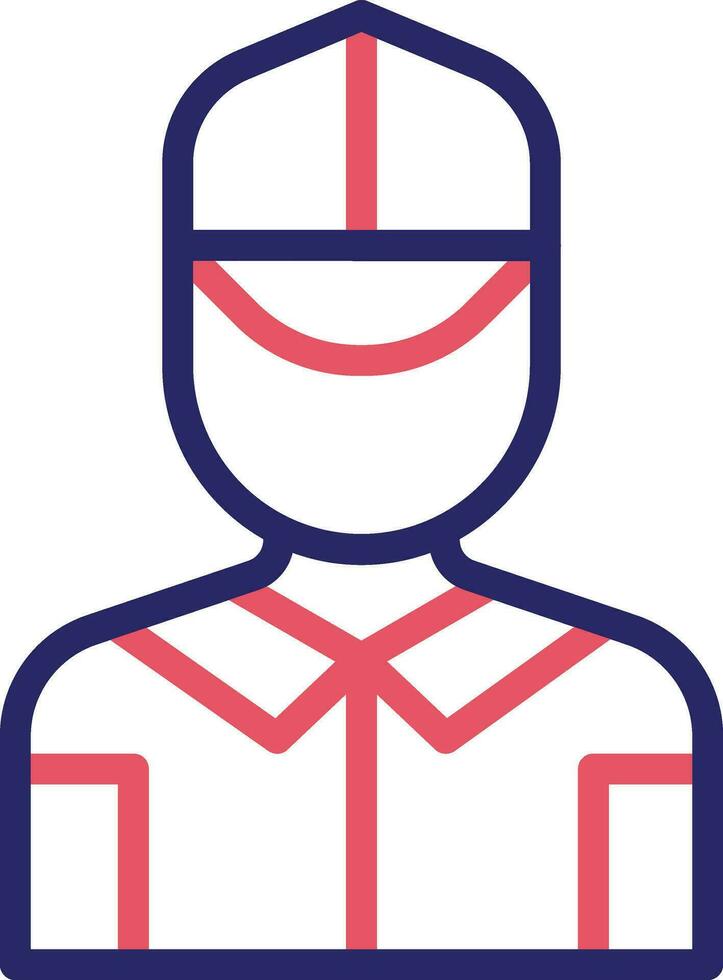 Delivery Man Vector Icon