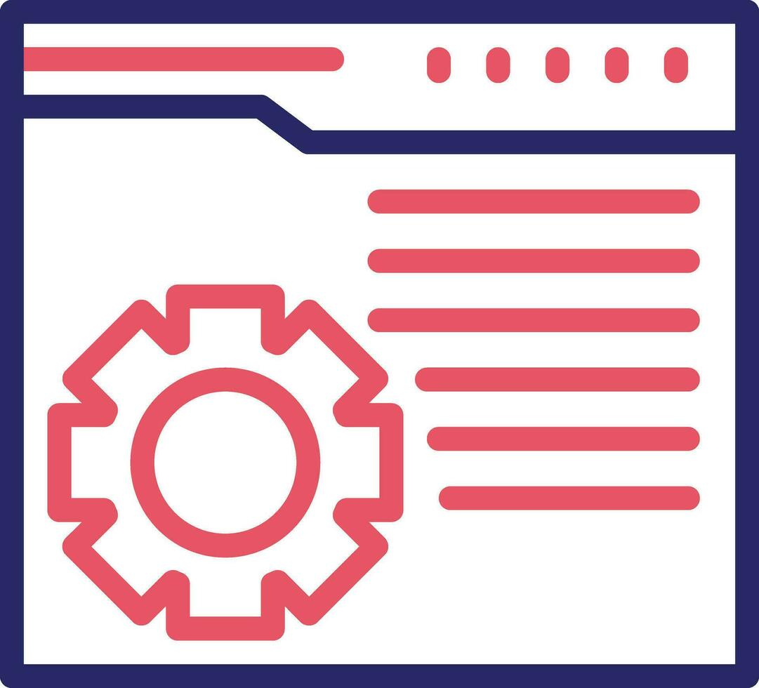 Web Maintenance Vector Icon