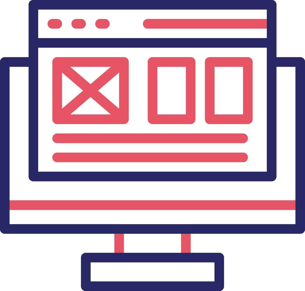 Landing Page Vector Icon