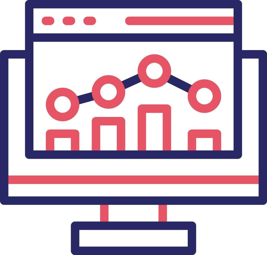 márketing reporte vector icono