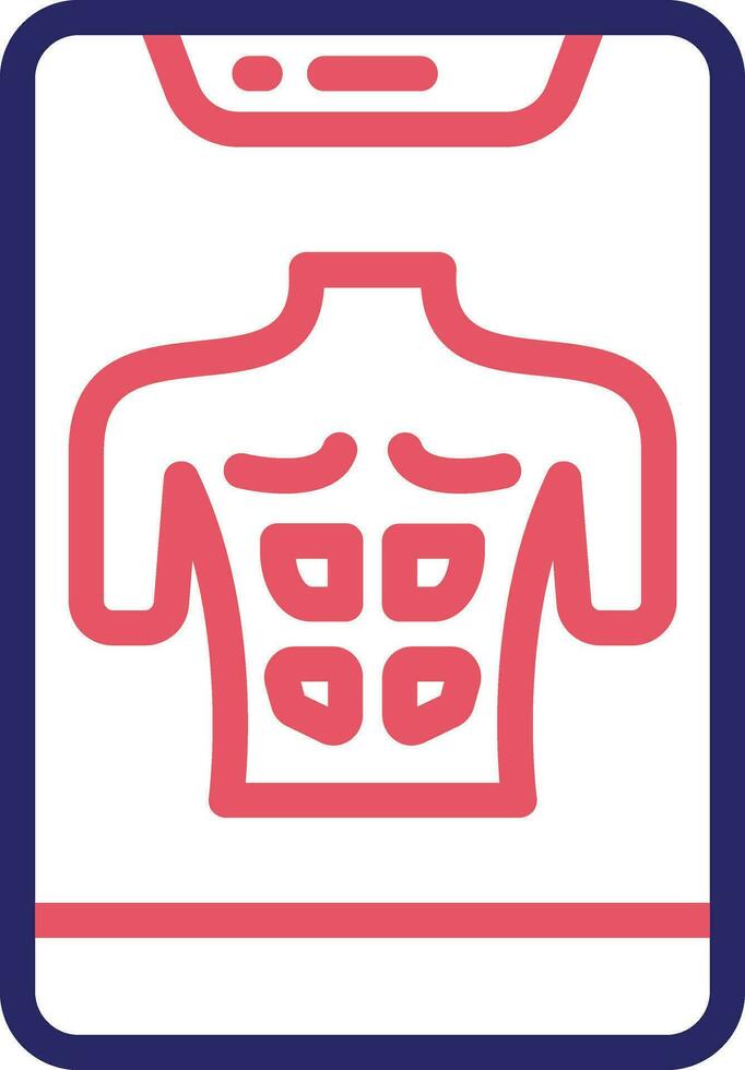 Chest Muscle Vector Icon