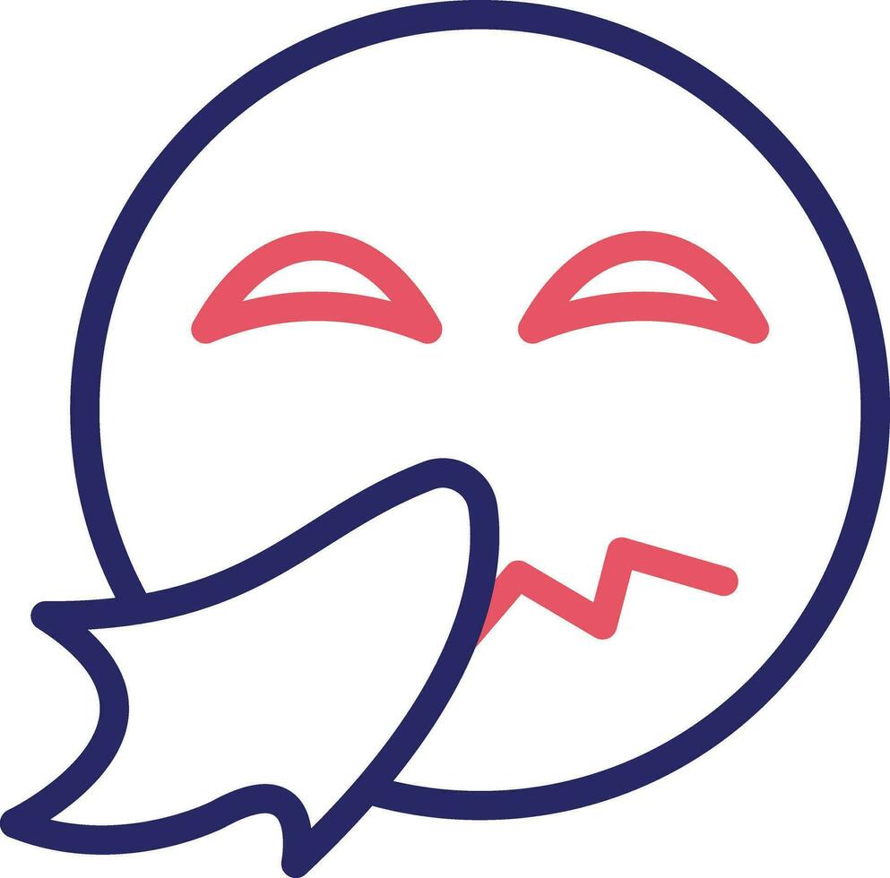 Sneezing Face Vector Icon