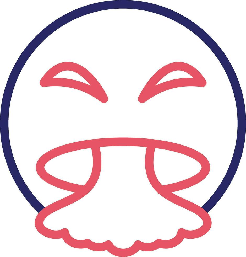 Face Vomiting Vector Icon