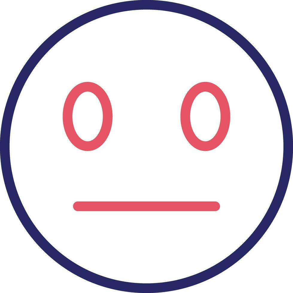 Expressionless Face Vector Icon