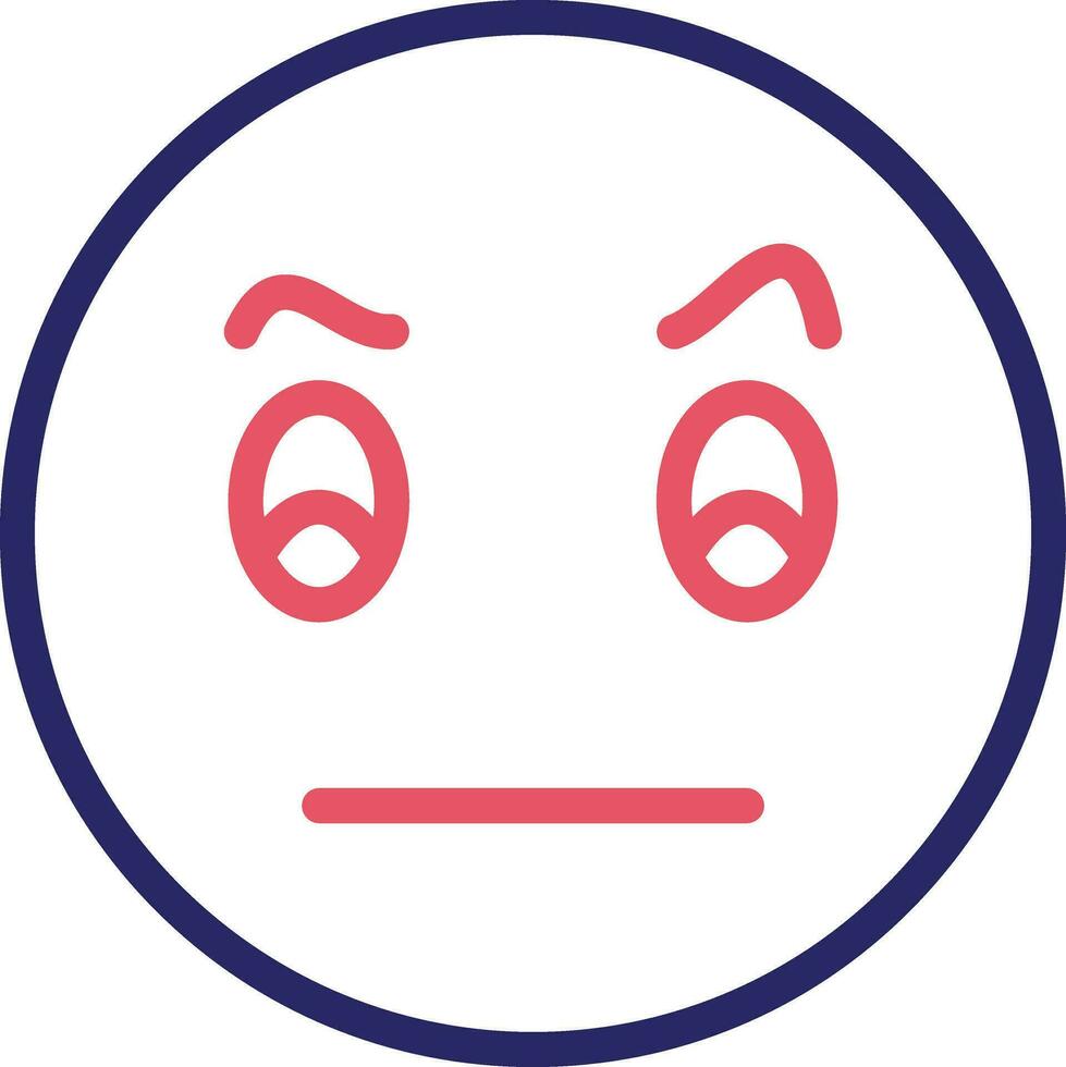 Face with Raised Eyebrow Vector Icon
