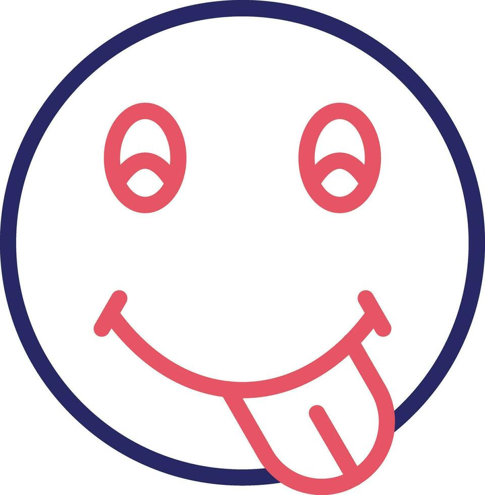 Face Savoring Food Vector Icon