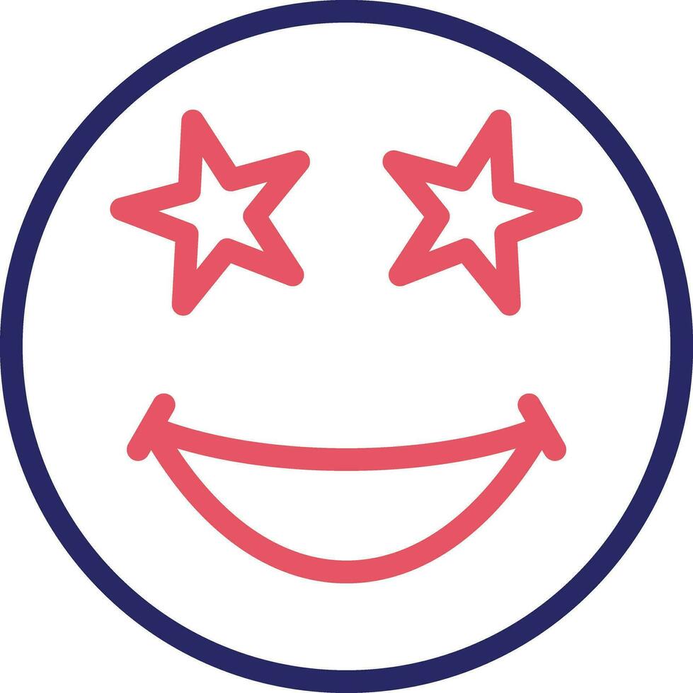 Star Struck Vector Icon