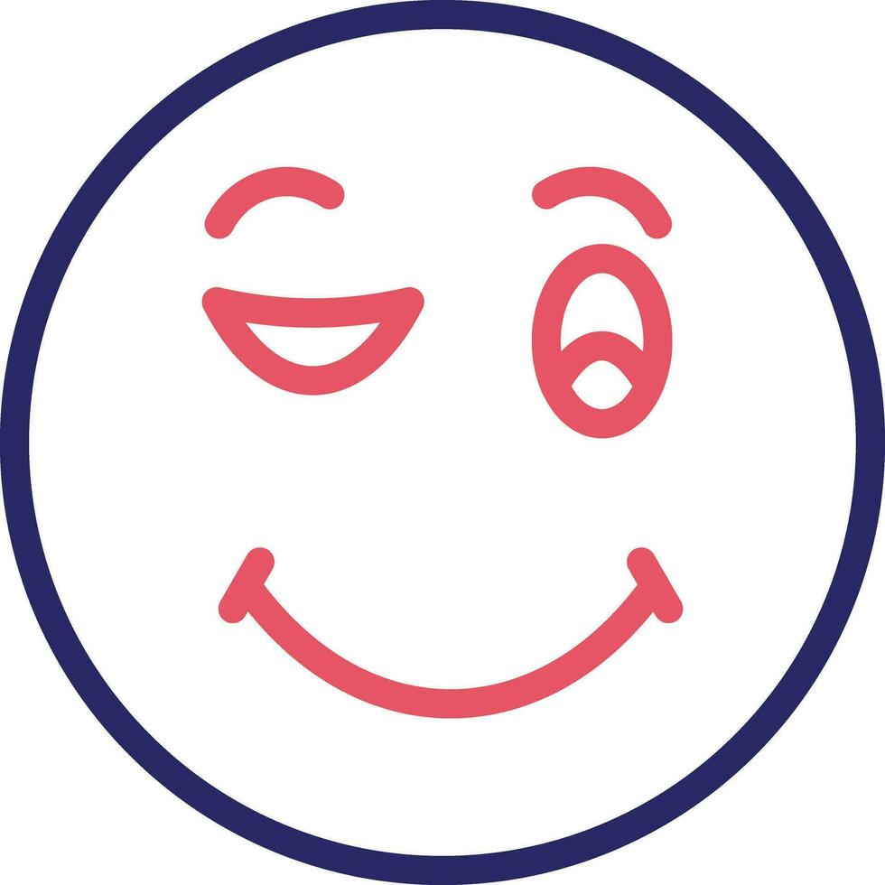 Winking Face Vector Icon