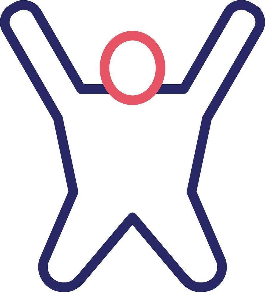 Extended Pose Vector Icon