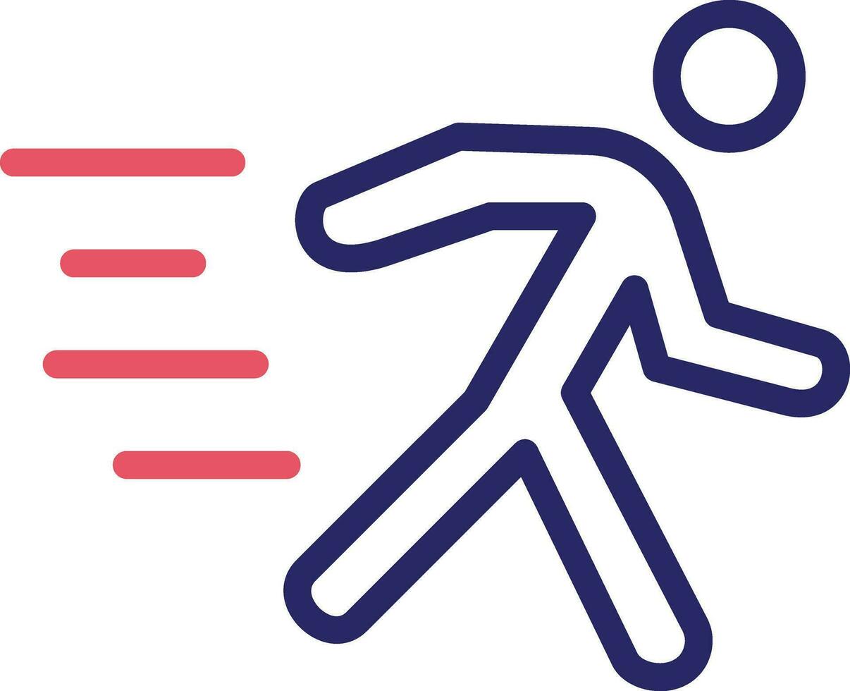 Running Person Vector Icon
