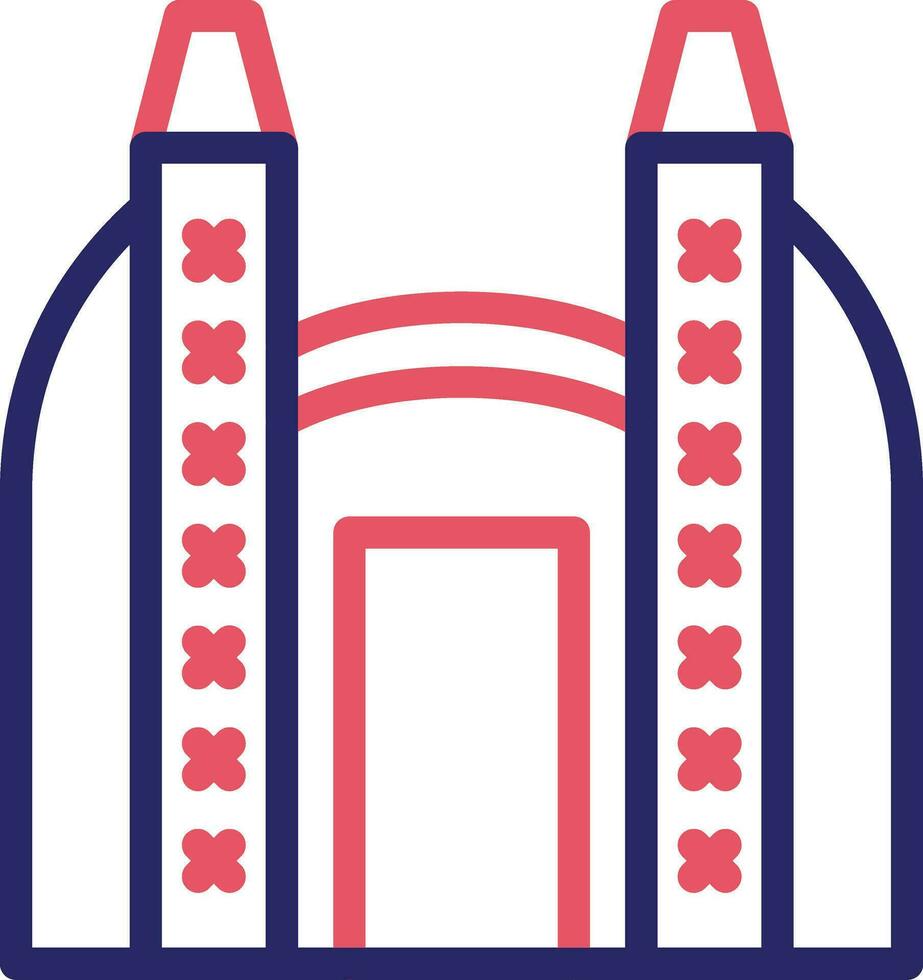 Ishtar Gate Vector Icon