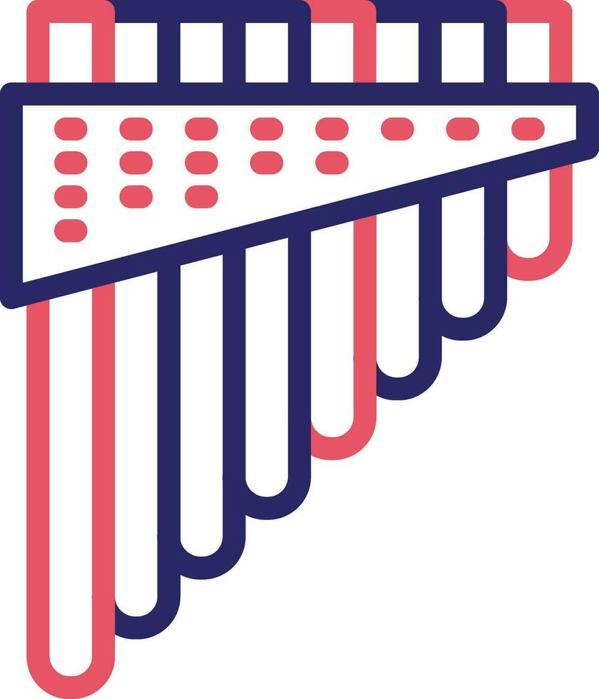 Pan Flute Vector Icon
