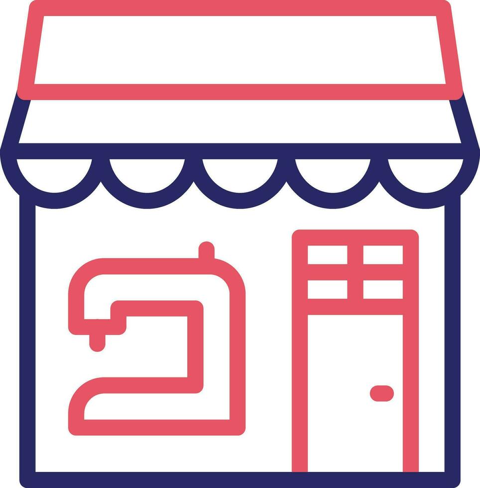 Tailor Shop Vector Icon