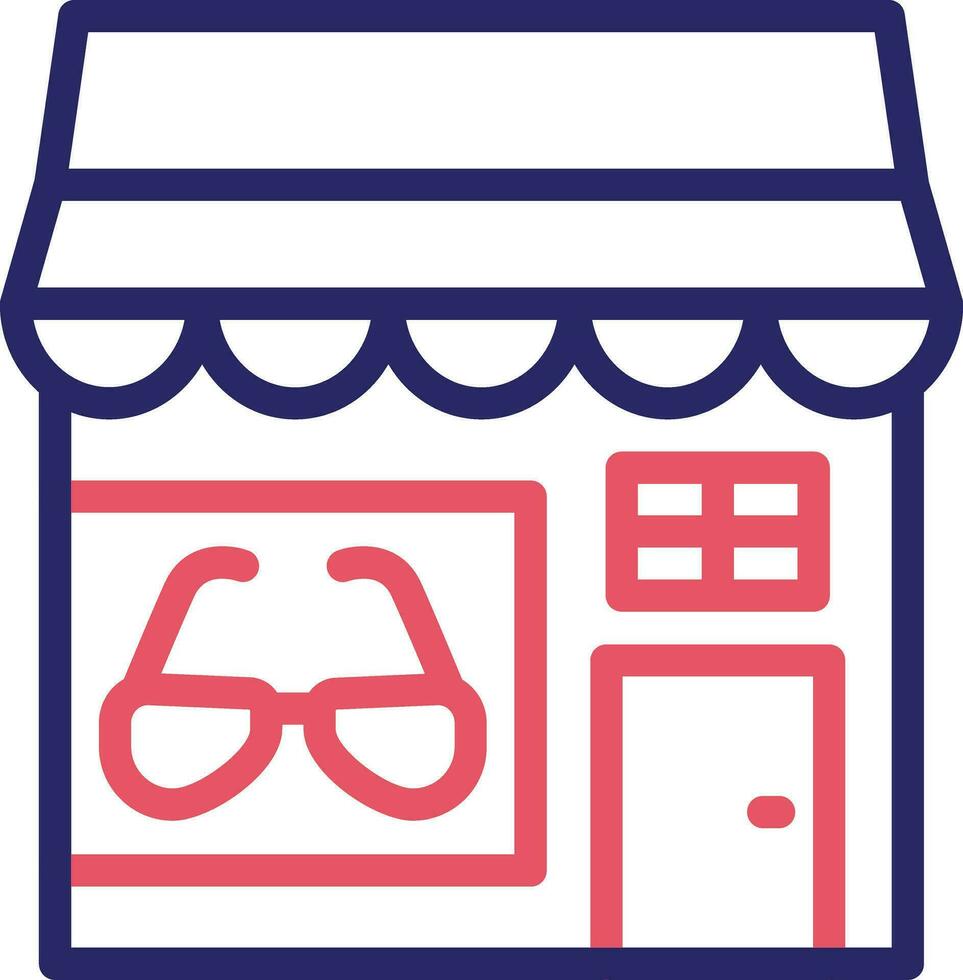 Optical Shop Vector Icon