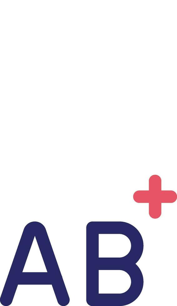 Blood Types Vector Icon