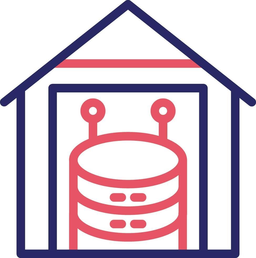 Data Warehouse Vector Icon