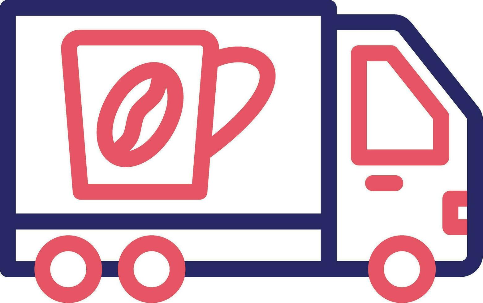 Coffee Truck Vector Icon