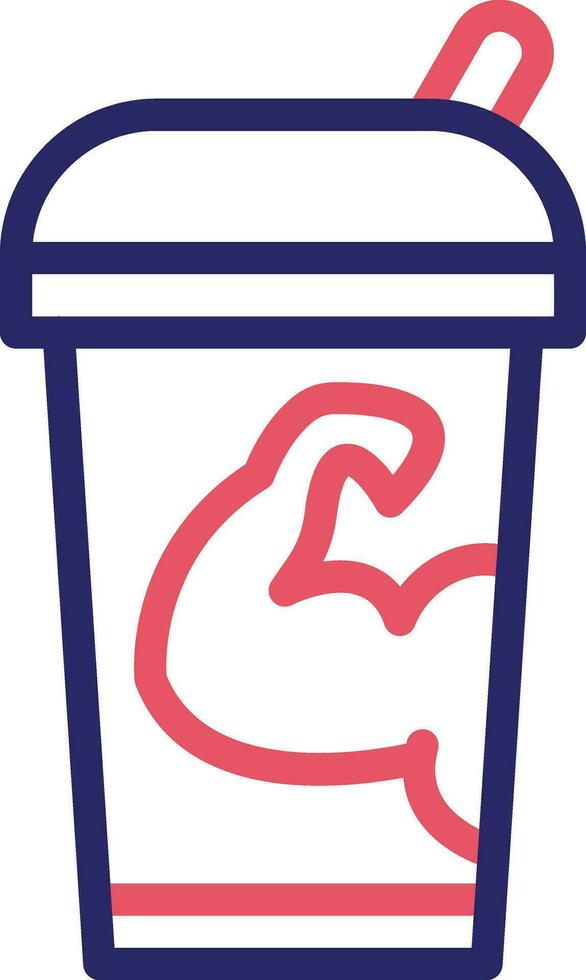 Protein Shake Vector Icon