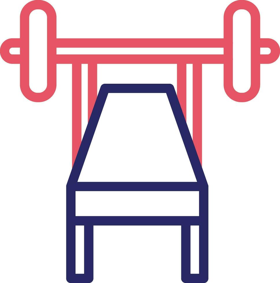 Bench Press Vector Icon
