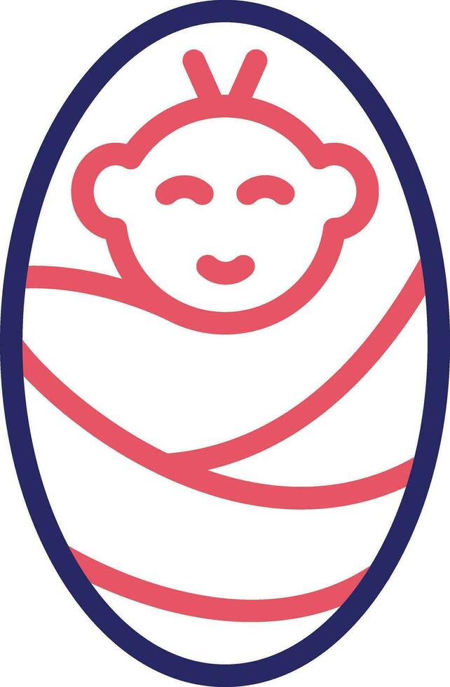 Newborn Baby Vector Icon