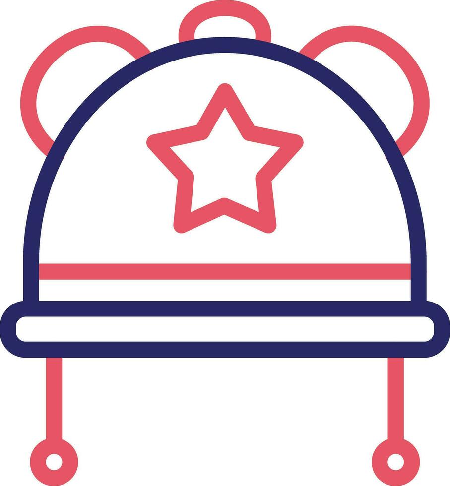 bebé sombrero vector icono