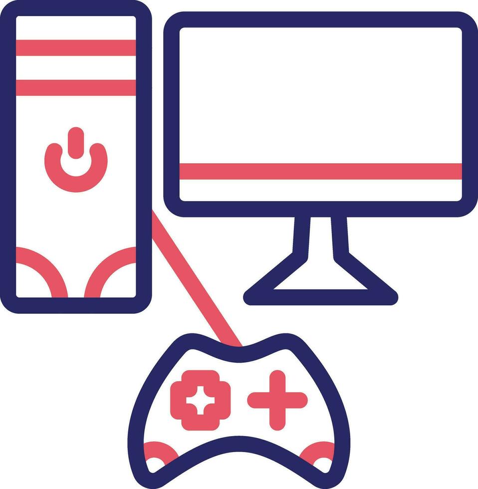 Gaming Pc Vector Icon