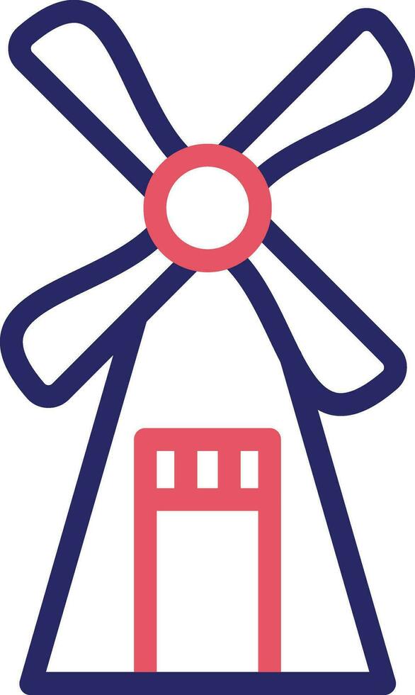Windmill Vector Icon