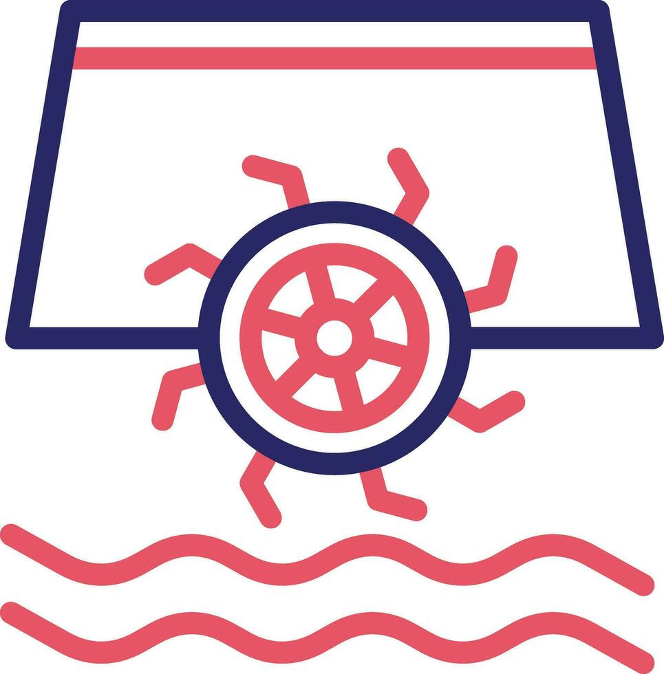 Water Mill Vector Icon