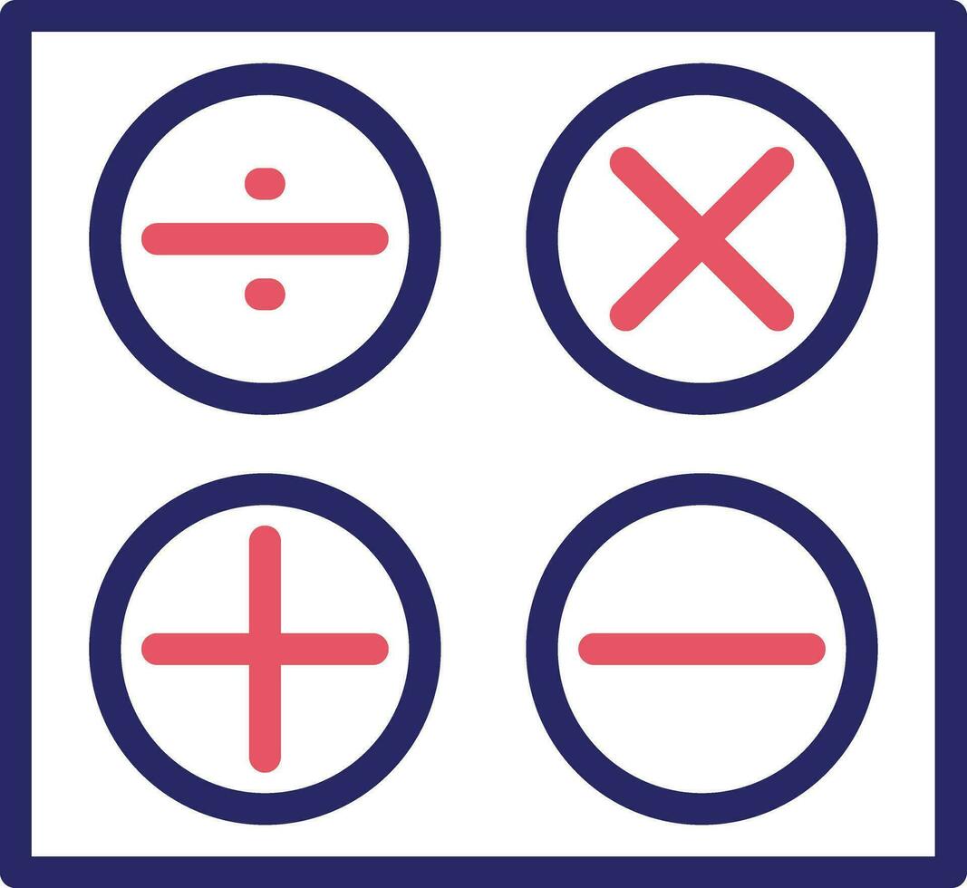 Mathematics Vector Icon
