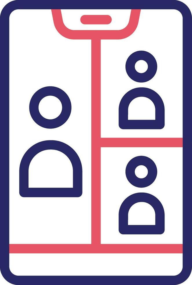 Online Meeting Vector Icon