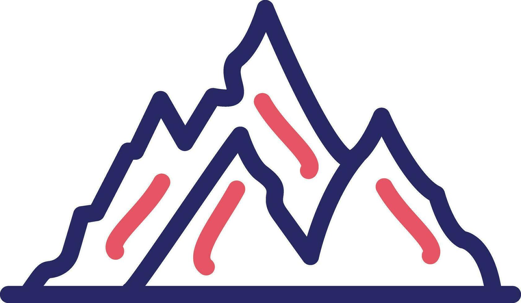 Mountains Vector Icon