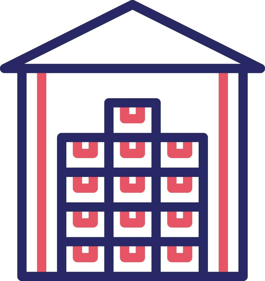 Warehouse Vector Icon