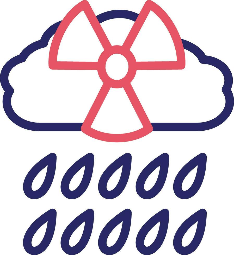 Acid Rain Vector Icon