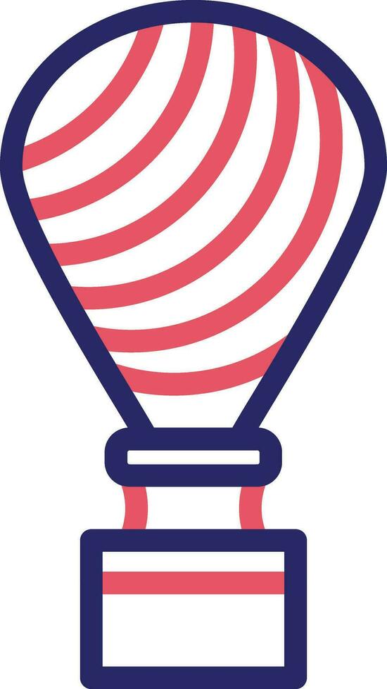 Hot Air Balloon Vector Icon