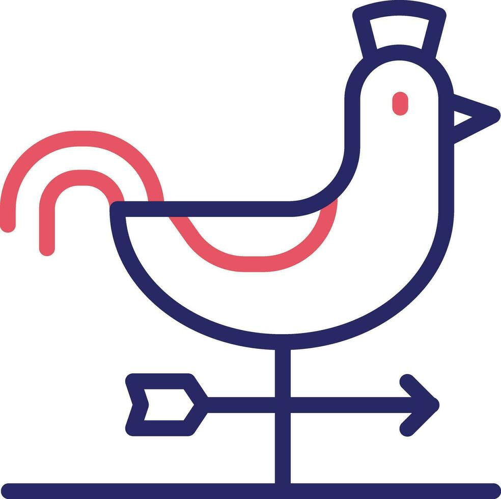 Weathercock Vector Icon