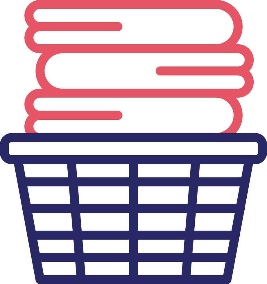 Clothes Basket Vector Icon