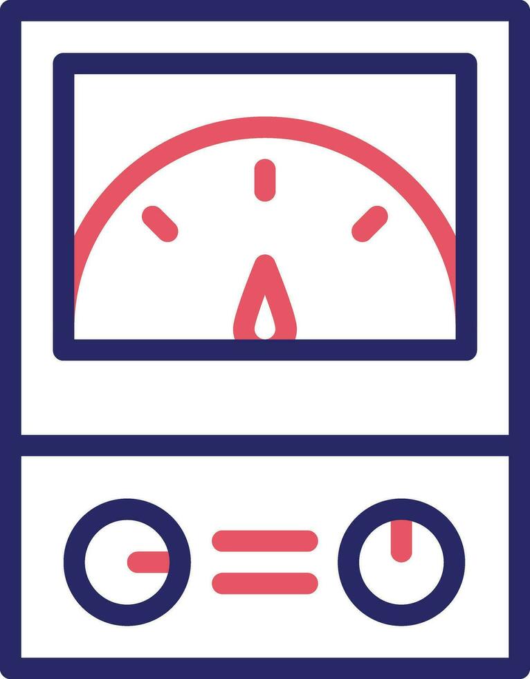 icono de vector de amperímetro