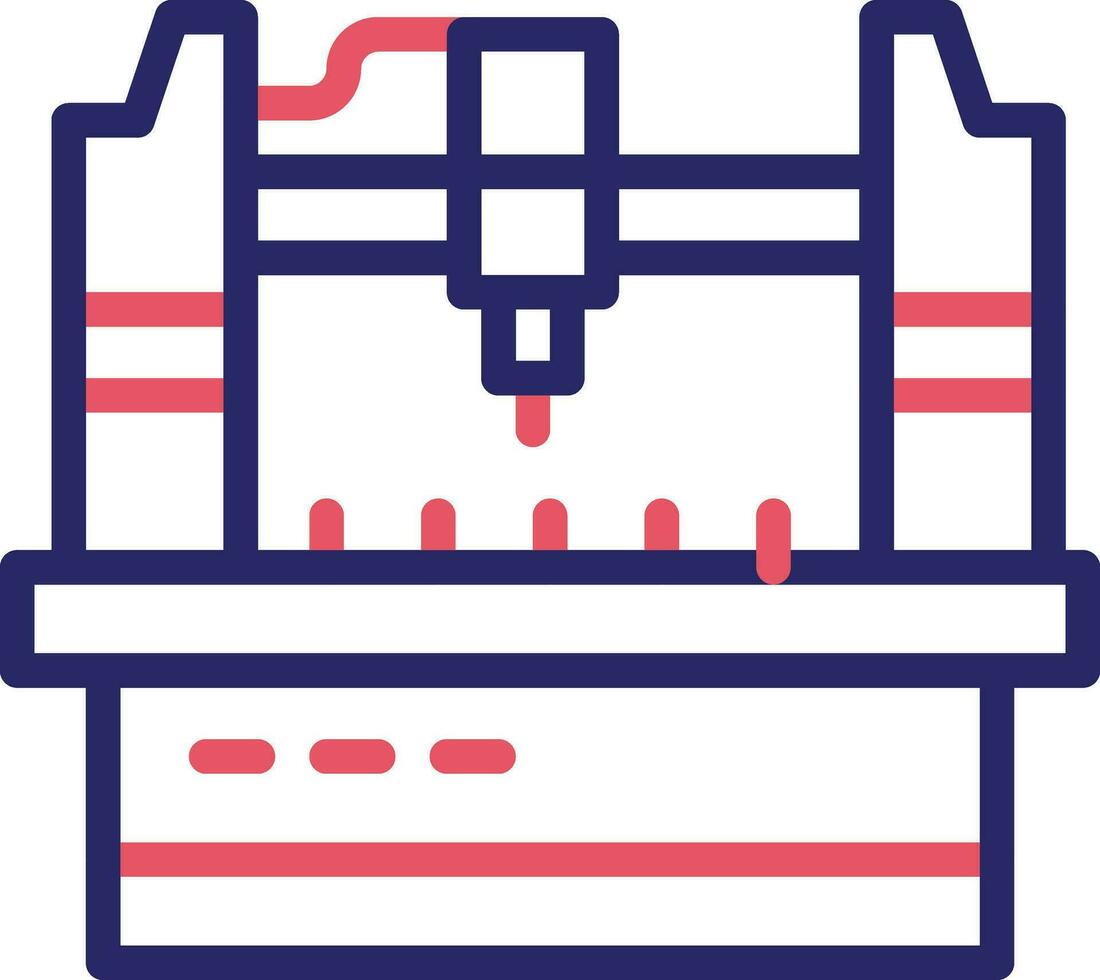 Cnc Machine Vector Icon