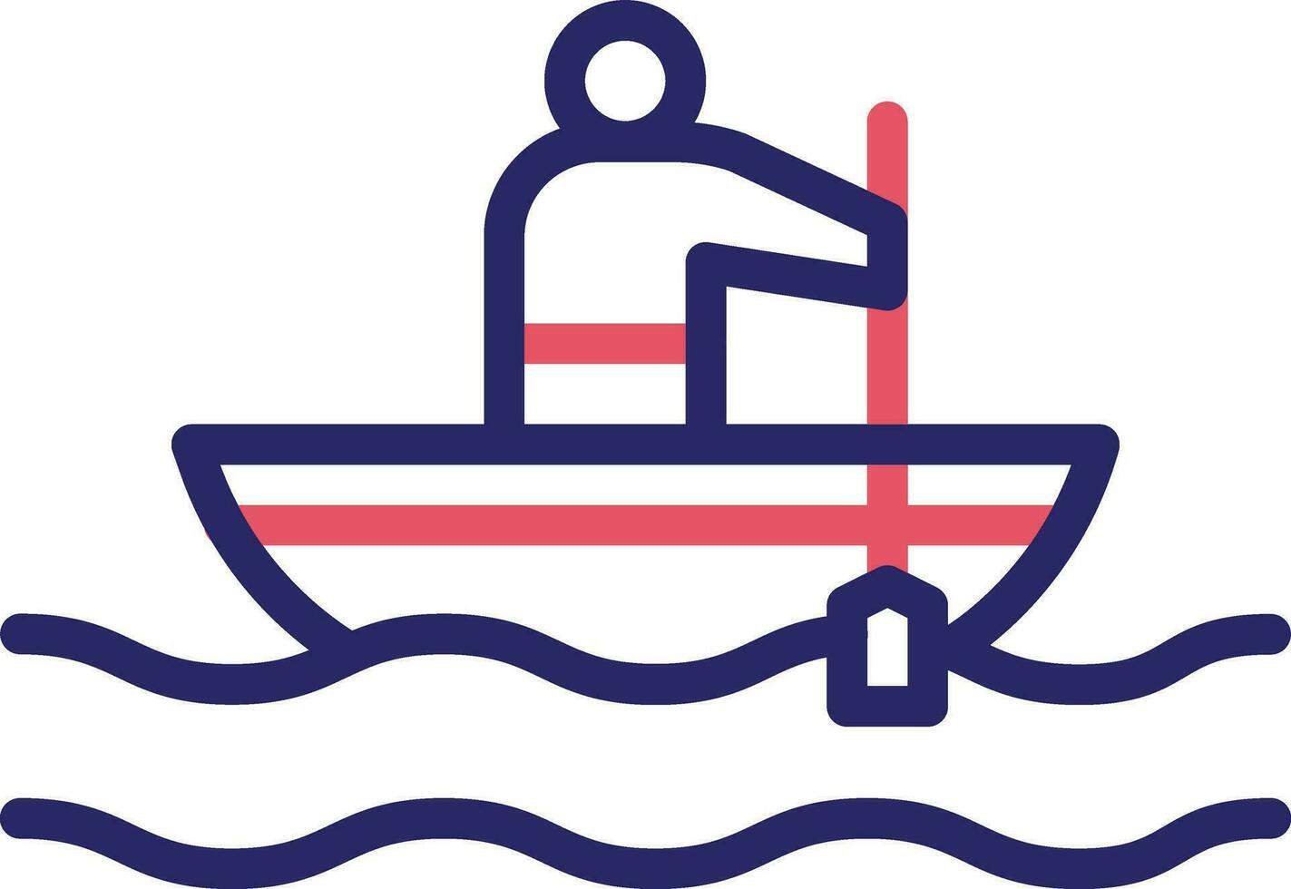 Rowing Vector Icon