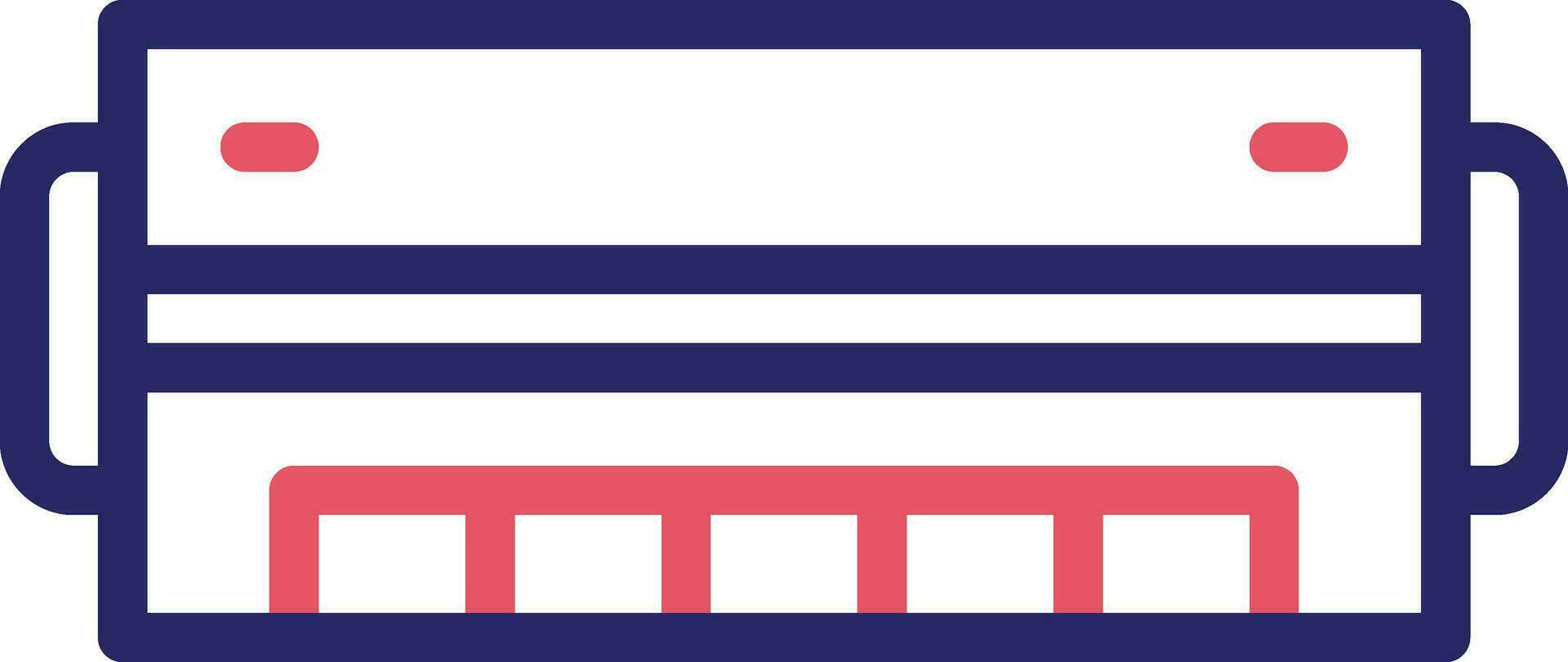 Harmonica Vector Icon