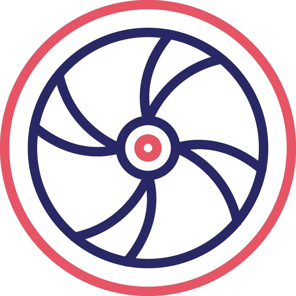 Wooden Wheel Vector Icon