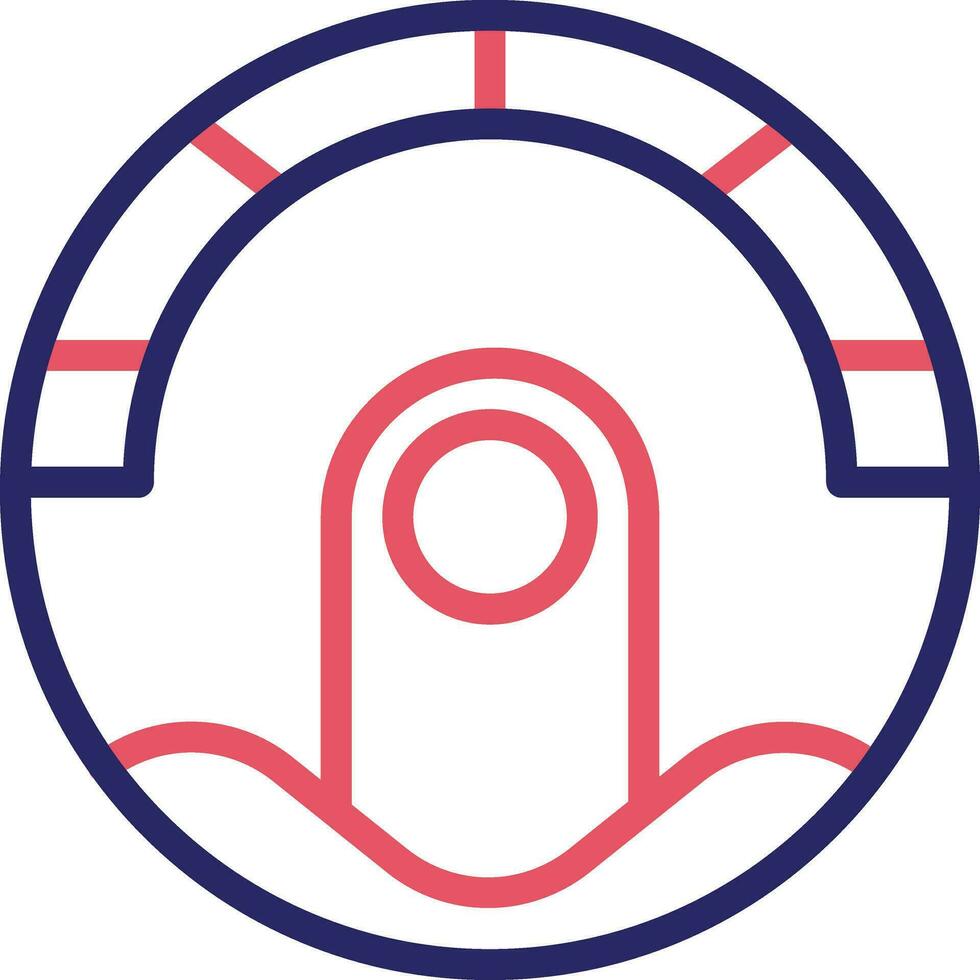 Robot Vaccum Vector Icon