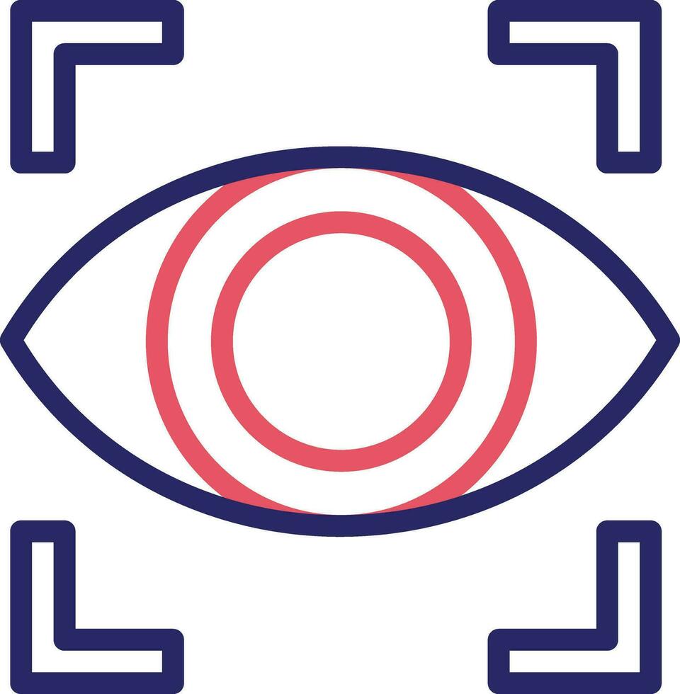 Eye Scanner Vector Icon