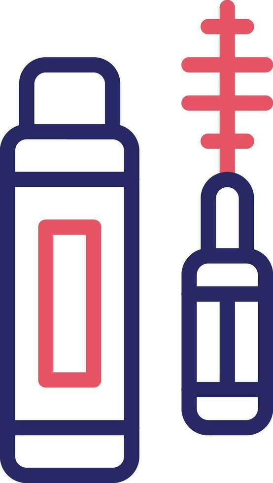Eyelash Mascara Vector Icon