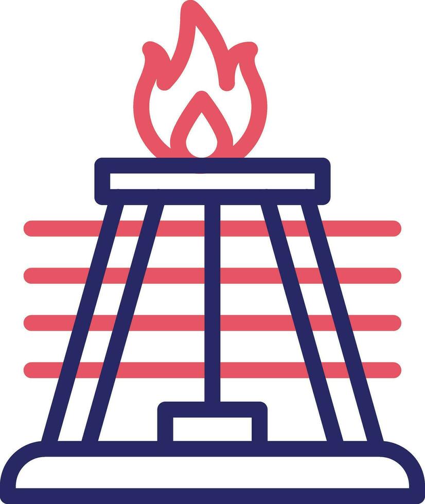 Oil Tower Vector Icon