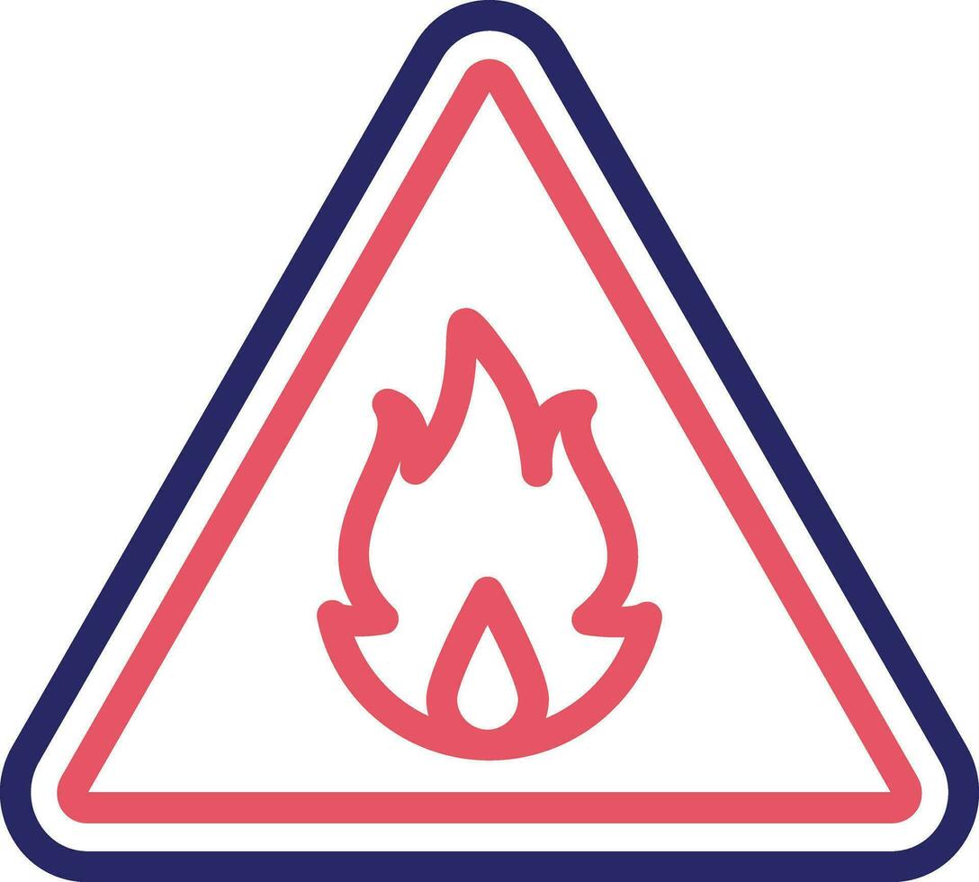 Flammable Vector Icon