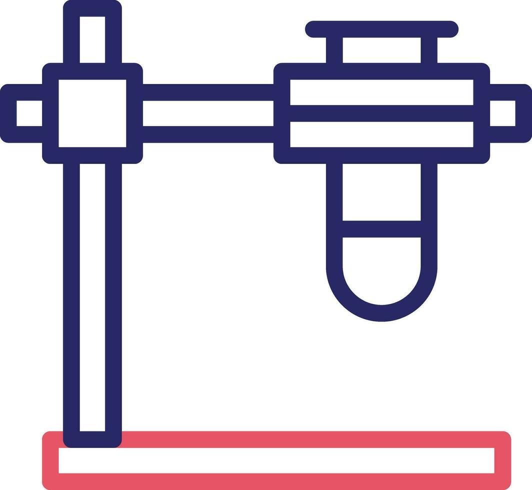 Test Tube Stand Vector Icon