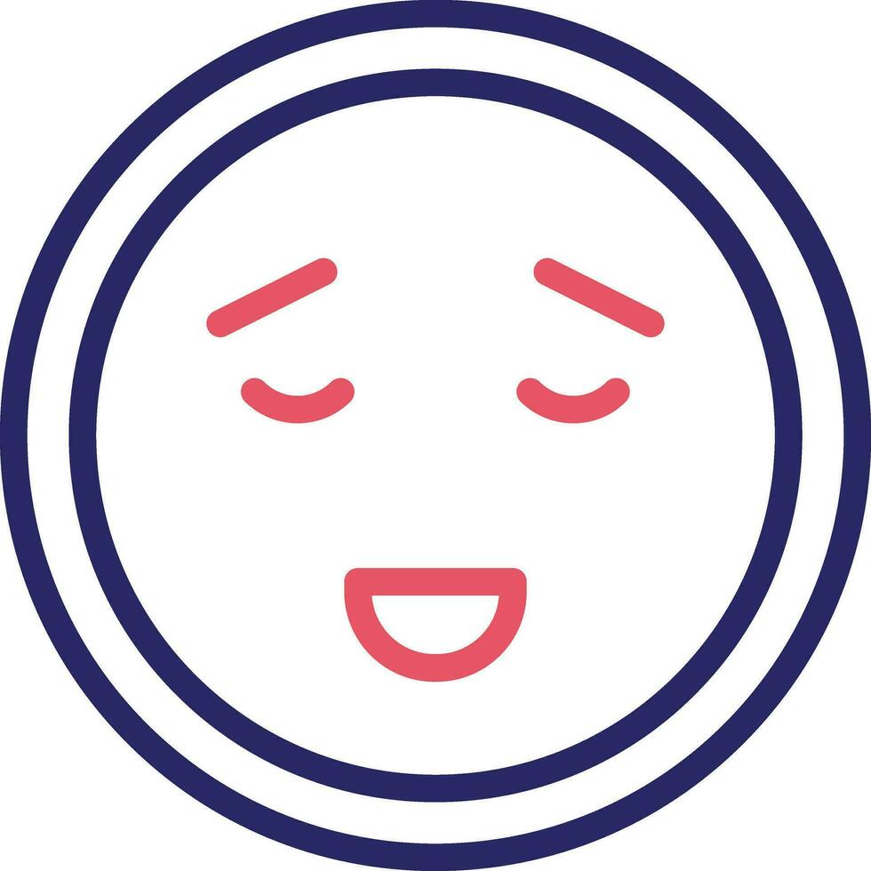 Calm Emotion Vector Icon
