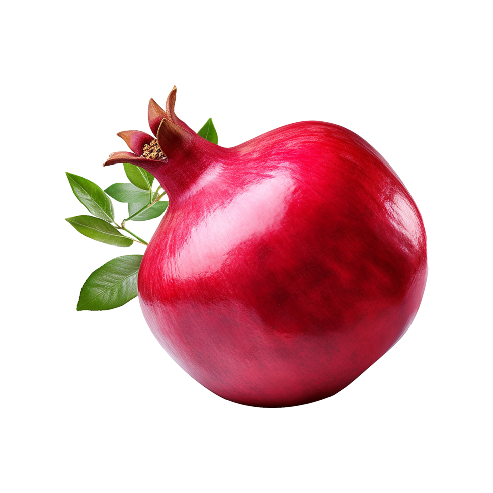 AI generated Pomegranate fruit isolated on transparent background png