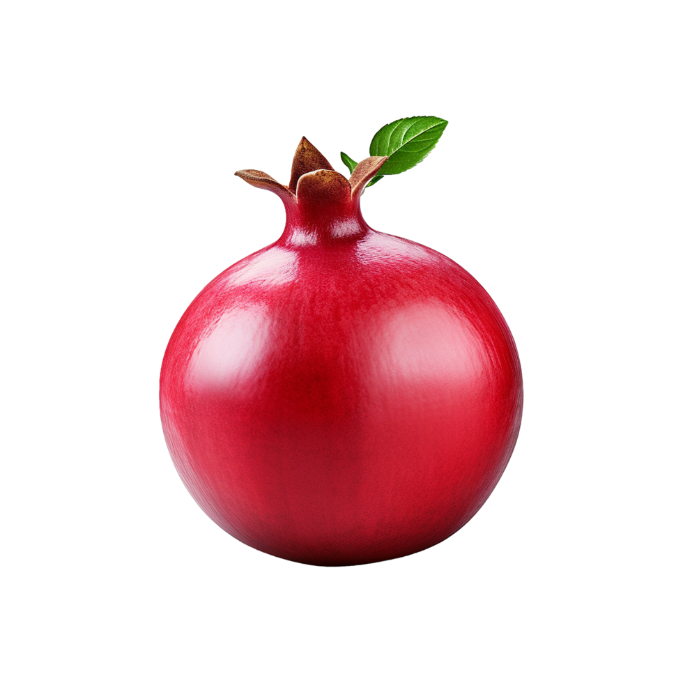 AI generated Pomegranate fruit isolated on transparent background png